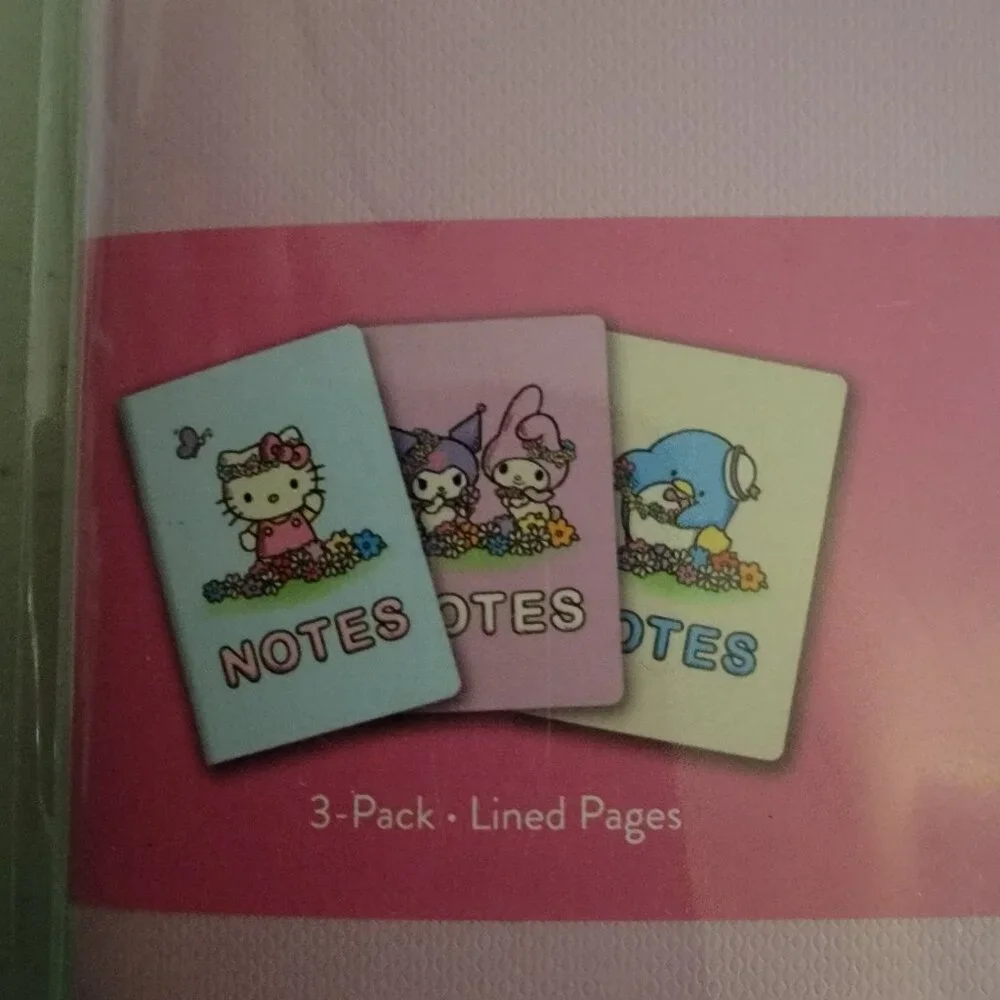 Hello Kitty & Friends Notebook Set Sanrio Journal Notepad NEW